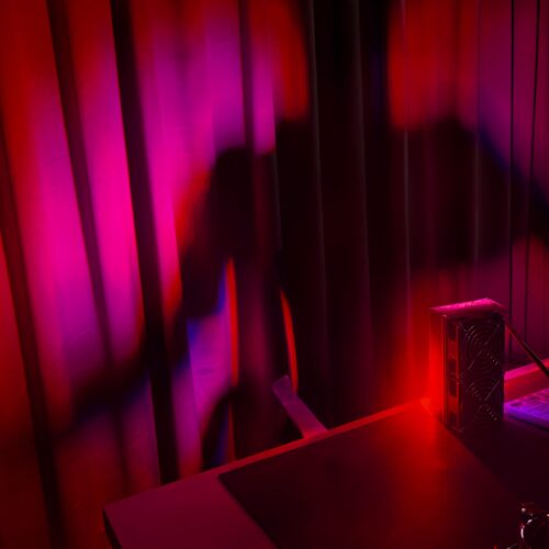 Mixed tone magenta ambient lamp - Sweet Aurora-D Magenta Glow Ambient Light Core Unit creating cozy ambient lighting effect