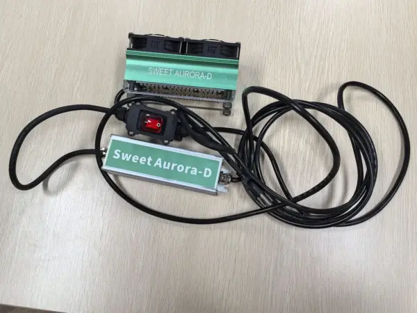 Power cable and accessory kit for Sweet Aurora-D design led ambient lighting for home and natural light inspired soft decor light